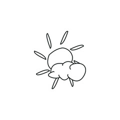cloudy day vector type icon
