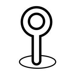 Travel Icon Line Element