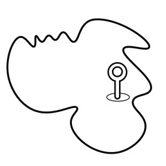 Travel Icon Line Element