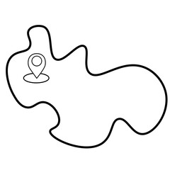 Travel Icon Line Element