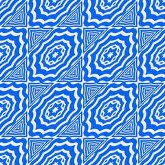 Ornament in ethnic style.Seamless pattern with abstract shapes. Repeat design for fashion, textile design,  on wall paper, wrapping paper, fabrics and home decor.