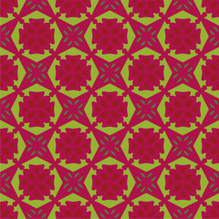 Ornament in ethnic style.Seamless pattern with abstract shapes. Repeat design for fashion, textile design,  on wall paper, wrapping paper, fabrics and home decor.