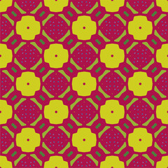 Ornament in ethnic style.Seamless pattern with abstract shapes. Repeat design for fashion, textile design,  on wall paper, wrapping paper, fabrics and home decor.