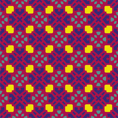Ornament in ethnic style.Seamless pattern with abstract shapes. Repeat design for fashion, textile design,  on wall paper, wrapping paper, fabrics and home decor.
