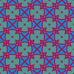 Ornament in ethnic style.Seamless pattern with abstract shapes. Repeat design for fashion, textile design,  on wall paper, wrapping paper, fabrics and home decor.