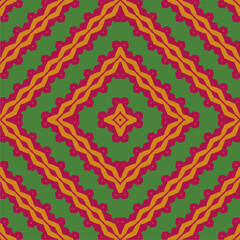 Ornament in ethnic style.Seamless pattern with abstract shapes. Repeat design for fashion, textile design,  on wall paper, wrapping paper, fabrics and home decor.