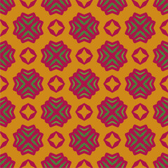Ornament in ethnic style.Seamless pattern with abstract shapes. Repeat design for fashion, textile design,  on wall paper, wrapping paper, fabrics and home decor.