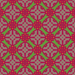 Ornament in ethnic style.Seamless pattern with abstract shapes. Repeat design for fashion, textile design,  on wall paper, wrapping paper, fabrics and home decor.