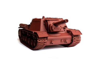 Scale model of old vehicle