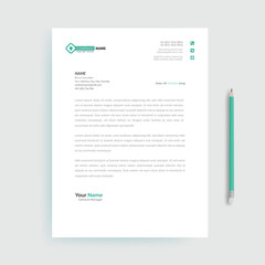 Vector professional letterhead design vector corporate latterhead vector file