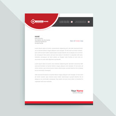Vector letterhead simple design vector corporate latterhead vector file