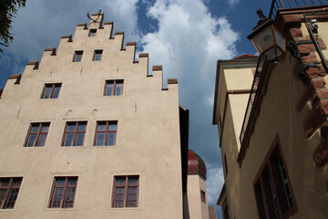 Fototapeta na wymiar castle of the dukes of wurtemberg in riquewihr in alsace (france)