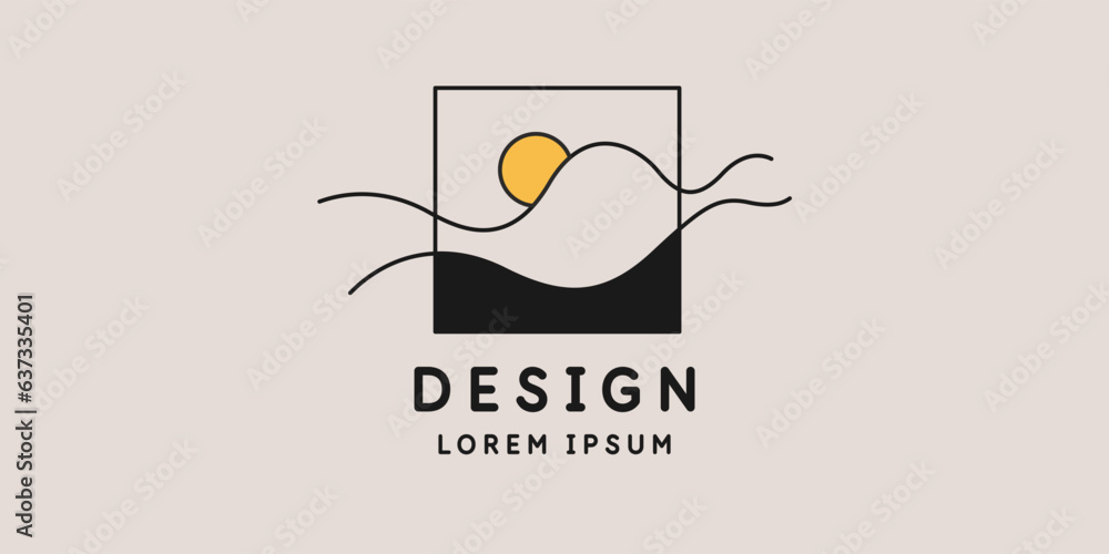 Poster a composition with abstract elements in a popular style. elemetns for your design.