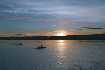 Sunset Boats