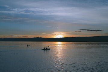 Sunset Boats