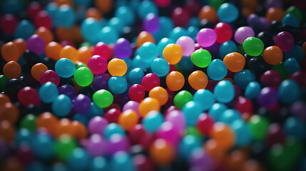 Fototapeta na wymiar colorful beads background.Generative Ai