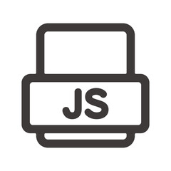 製品設計やアプリ開発やプログラミングに最適!シンプルで使いやすいプログラミング言語JavaScriptアイコン
