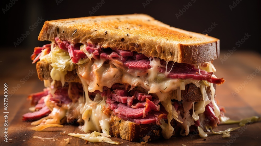 Wall mural Reuben sandwich