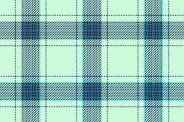 Seamless plaid pattern of vector check fabric with a background texture textile tartan.