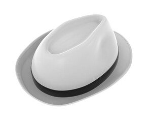 Hat isolated on transparent background. 3d rendering - illustration
