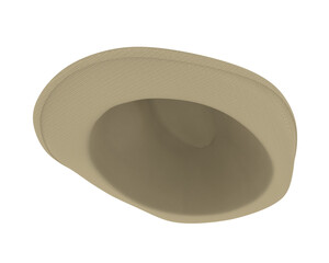 Hat isolated on transparent background. 3d rendering - illustration