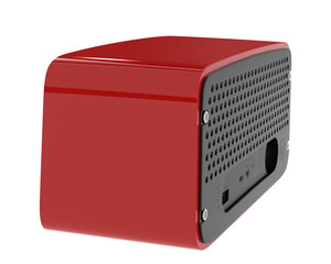 Fototapeta premium Radio isolated on white background. 3d rendering - illustration