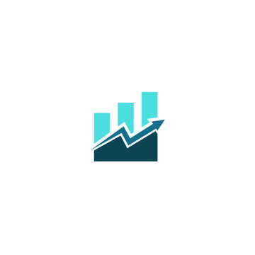 Stock Exchange, Stock Bar Finance, Insurance Logo Template
