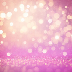 Bokeh Abstract Background with Glitter Lights.,generative AI