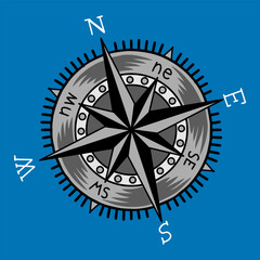 vector compass illustration design