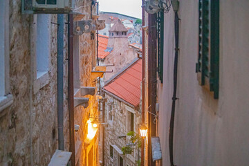 Fototapeta na wymiar Dubrovnik in adriatic mediterranean sea in south croatia