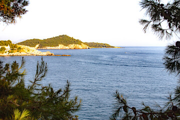 Dubrovnik in adriatic mediterranean sea in south croatia