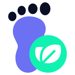 Carbon Footprint Icon