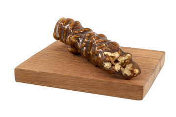 Sausage molasses Turkish delight grapes and walnuts