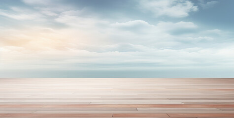 Obraz premium mock up background with outdoor seen in a table top