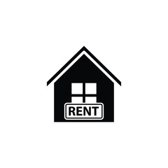 rent a house icon - vector