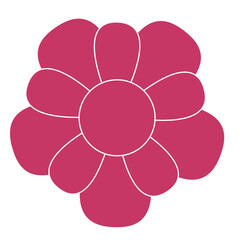 flower flat icon 