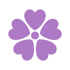 flower flat icon 