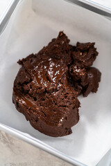 Homemade candy cane fudge