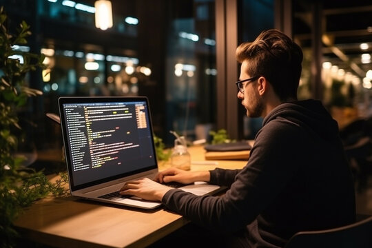 Programmer Writing Clean Code with Detailed Comments and Documentation, ideas for happiness and love programs,  