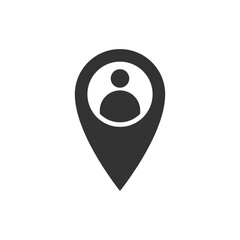 Positioning Icon, Map Pin Icon
