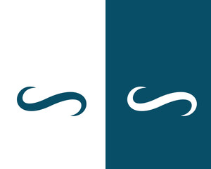 Swoosh icon vector logo design template