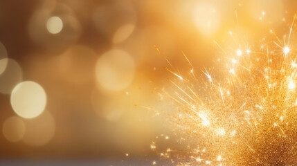 Elegant Fireworks and Bokeh: Sparkling New Year's Festivities