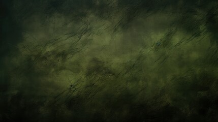 Black dark olive green horror background texture.