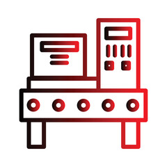 Belt Factory Industry Gradient Icon