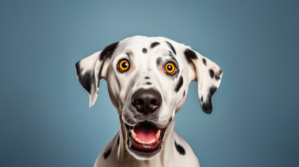Dalmatian Dog Stuns in Studio Portrait