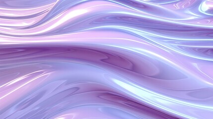 Shiny plastic smooth waves with pastel purple blue textures.