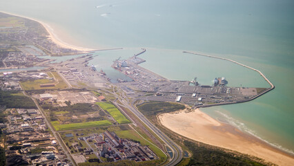 Port de Calais - obrazy, fototapety, plakaty