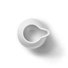 Blank white glass porcelain for kitchen concept.