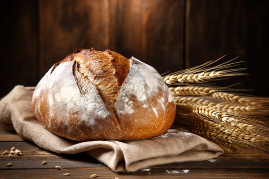 Photo of fresh, fragrant, delicious bread