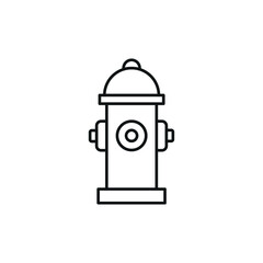 Hydrant icon vector illustration. Fire hydrant on isolated background. Security sign concept.